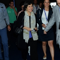 Foto Nicoloro G.  20/08/2015  Rimini,  Al via l'edizione 2015 del Meeting di CL dal titolo 'Di che è mancanza questa mancanza, cuore, che a un tratto ne sei pieno?'. nella foto Rula Ghani, First Lady della Repubblica Islamica dell' Afghanistan.