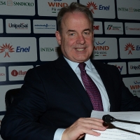 Foto Nicoloro G.   24/08/2015    Rimini    Quinta giornata dell' edizione 2015 del Meeting di C.L. dal titolo ' Di che è mancanza questa mancanza, cuore, che a un tratto ne sei pieno ? '. nella foto James Hogan presidente Etihad e vicepresidente Alitalia, che ha partecipato al dibattito 'Scommettere e investire in Italia'.