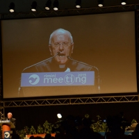 Foto Nicoloro G.   21/08/2015    Rimini  Seconda giornata dell' edizione 2015 del Meeting di C.L. dal titolo ' Di che è mancanza questa mancanza, cuore, che a un tratto ne sei pieno ? '. nella foto monsignore Nunzio Galantino, segretario generale CEI, che ha partecipato all' incontro sul tema ' Persona e senso del limite '.