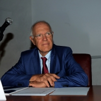 Foto Nicoloro G.   21/08/2015    Rimini  Seconda giornata dell' edizione 2015 del Meeting di C.L. dal titolo ' Di che è mancanza questa mancanza, cuore, che a un tratto ne sei pieno ? '. nella foto l' economista Franco Sotte che ha preso parte ad un incontro sul tema ' Risorse, alimentazione e sviluppo sostenibile '.