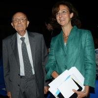 Foto Nicoloro G.   25/08/2015    Rimini    Sesta giornata dell' edizione 2015 del Meeting di C.L. dal titolo ' Di che è mancanza questa mancanza, cuore, che a un tratto ne sei pieno ? '. nella foto il giudice emerito Sabino Cassese e Marta Cartabia, vicepresidente Corte Costituzionale.