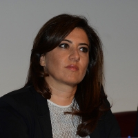 Foto Nicoloro G.   26/08/2015    Rimini    Settima ed ultima giornata dell' edizione 2015 del Meeting di C.L. dal titolo ' Di che è mancanza questa mancanza, cuore, che a un tratto ne sei pieno ? '. nella foto Cristina Scocchia, a.d. dell' Oreal Italia.
