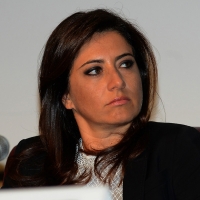 Foto Nicoloro G.   26/08/2015    Rimini    Settima ed ultima giornata dell' edizione 2015 del Meeting di C.L. dal titolo ' Di che è mancanza questa mancanza, cuore, che a un tratto ne sei pieno ? '. nella foto Cristina Scocchia, a.d. dell' Oreal Italia.