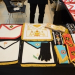Foto Nicoloro G.   05/04/2019   Rimini   Edizione 2019 della Grande Loggia del GOI ( Grande Oriente d' Italia ) dal titolo ' Tra Cielo e Terra '. nella foto gadgets in esposizione.