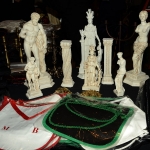 Foto Nicoloro G.   05/04/2019   Rimini   Edizione 2019 della Grande Loggia del GOI ( Grande Oriente d' Italia ) dal titolo ' Tra Cielo e Terra '. nella foto gadgets in esposizione.
