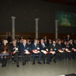 Foto Nicoloro G.   05/04/2019   Rimini   Edizione 2019 della Grande Loggia del GOI ( Grande Oriente d' Italia ) dal titolo ' Tra Cielo e Terra '. nella foto un' immagine all' interno del Tempio.