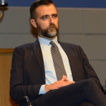 Foto Nicoloro G.   05/04/2019   Rimini   Edizione 2019 della Grande Loggia del GOI ( Grande Oriente d' Italia ) dal titolo ' Tra Cielo e Terra '. nella foto il deputato F.d.I all' Assemblea Regione Sicilia Antonio Catalfamo che si e' opposto alla ' Legge Fava ' che obbliga i deputati della Regione a dichiarare se sono iscritti a logge massoniche.