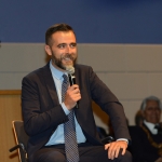 Foto Nicoloro G.   05/04/2019   Rimini   Edizione 2019 della Grande Loggia del GOI ( Grande Oriente d' Italia ) dal titolo ' Tra Cielo e Terra '. nella foto il deputato F.d.I all' Assemblea Regione Sicilia Antonio Catalfamo che si e' opposto alla ' Legge Fava ' che obbliga i deputati della Regione a dichiarare se sono iscritti a logge massoniche.