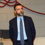 Foto Nicoloro G.   05/04/2019   Rimini   Edizione 2019 della Grande Loggia del GOI ( Grande Oriente d' Italia ) dal titolo ' Tra Cielo e Terra '. nella foto il deputato F.d.I all' Assemblea Regione Sicilia Antonio Catalfamo che si e' opposto alla ' Legge Fava ' che obbliga i deputati della Regione a dichiarare se sono iscritti a logge massoniche.
