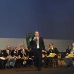Foto Nicoloro G.   05/04/2019   Rimini   Edizione 2019 della Grande Loggia del GOI ( Grande Oriente d' Italia ) dal titolo ' Tra Cielo e Terra '. nella foto il Gran Maestro Stefano Bisi.