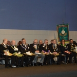 Foto Nicoloro G.   05/04/2019   Rimini   Edizione 2019 della Grande Loggia del GOI ( Grande Oriente d' Italia ) dal titolo ' Tra Cielo e Terra '. nella foto le delegazioni estere.