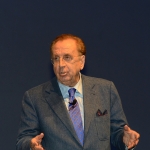 Foto Nicoloro G.   05/04/2019   Rimini   Edizione 2019 della Grande Loggia del GOI ( Grande Oriente d' Italia ) dal titolo ' Tra Cielo e Terra '. nella foto Michele Mirabella durante il suo intervento.