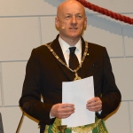 Foto Nicoloro G.   05/04/2019   Rimini   Edizione 2019 della Grande Loggia del GOI ( Grande Oriente d' Italia ) dal titolo ' Tra Cielo e Terra '. nella foto il Gran Maestro Stefano Bisi durante la sua allocuzione.