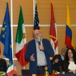Foto Nicoloro G.   06/04/2019   Rimini     Seconda giornata dell' edizione 2019 della Grande Loggia del GOI ( Grande Oriente d' Italia ) dal titolo ' Tra Cielo e Terra '. nella foto il giornalista Toni Capuozzo che ha presentato il suo libro ' La culla del Terrore ' durante i lavori dell' Ordine DeMolay, organizzazione di giovani tra i 12 e i 21 anni educati secondo i principi della cavalleria templare.