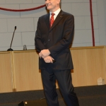 Foto Nicoloro G.   06/04/2019   Rimini     Seconda giornata dell' edizione 2019 della Grande Loggia del GOI ( Grande Oriente d' Italia ) dal titolo ' Tra Cielo e Terra '. nella foto l' astronauta Paolo Nespoli che ha parlato della sua esperienza.