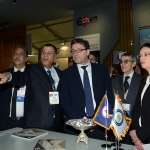 Foto Nicoloro G.   27/03/2019   Ravenna   XIV edizione dell' OMC - Offshore Mediterranean Conference -. nella foto il sottosegretario Giancarlo Giorgetti visita lo stand dell' Egitto guidato dall' a.d. di EGPC Abed Ezz El Regal.