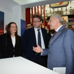 Foto Nicoloro G.   27/03/2019   Ravenna   XIV edizione dell' OMC - Offshore Mediterranean Conference -. nella foto il sottosegretario Giancarlo Giorgetti nello stand Edison con l' a.d. di Edison Marc Benayoun.