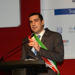 Foto Nicoloro G.   27/03/2019   Ravenna   XIV edizione dell' OMC - Offshore Mediterranean Conference -. nella foto il sindaco di Ravenna Michele de Pascale.