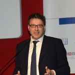 Foto Nicoloro G.   27/03/2019   Ravenna   XIV edizione dell' OMC - Offshore Mediterranean Conference -. nella foto il sottosegretario Giancarlo Giorgetti.