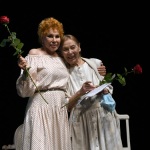 Foto Nicoloro G.   14/06/2021   Milano     Edizione 2021 de La Milanesiana con una serata dedicata alla figura del regista Giorgio Strehler a 100 anni dalla nascita. nella foto la scrittrice e poetessa ungherese Edith Bruck con Ornella Vanoni.
