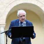 Foto Nicoloro G.   04/09/2021   Ravenna   Apertura ufficiale del Festival Dante 2021 nell' ambito delle Celebrazioni del 700° anniversario della morte del Sommo Poeta. nella foto Francesco Sabatini linguista e presidente onorario dell' Accademia della Crusca.
