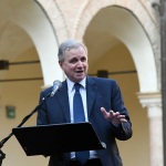Foto Nicoloro G.   11/09/2021   Ravenna   Intervento del governatore della Banca d' Italia al Festival Dante 2021. nell' ambito delle Celebrazioni del 700° anniversario della morte del Sommo Poeta. nella foto il governatore della Banca d' Italia Ignazio Visco.