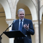 Foto Nicoloro G.   11/09/2021   Ravenna   Intervento del governatore della Banca d' Italia al Festival Dante 2021. nell' ambito delle Celebrazioni del 700° anniversario della morte del Sommo Poeta. nella foto il governatore della Banca d' Italia Ignazio Visco.