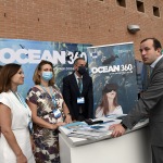 Foto Nicoloro G.   20/05/2022   Ravenna   Seconda giornata conclusiva dell' edizione 2022 dell' European Maritime Day, assegnato questa' anno a Ravenna dalla Commissione europea e che ha per tema ' Economia blu sostenibile per una ripresa del verde '. nella foto il Commissario europeo Virginijus Sinkevicius si ferma ad uno stand.