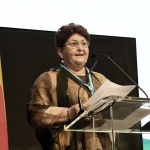 Foto Nicoloro G.   19/05/2022   Ravenna   Edizione 2022 dell' European Maritime Day, assegnato questa' anno a Ravenna dalla Commissione europea e che ha per tema ' Economia blu sostenibile per una ripresa del verde '. nella foto la viceministra Teresa Bellanova.