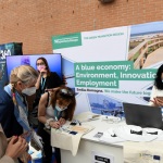 Foto Nicoloro G.   19/05/2022   Ravenna   Edizione 2022 dell' European Maritime Day, assegnato questa' anno a Ravenna dalla Commissione europea e che ha per tema ' Economia blu sostenibile per una ripresa del verde '. nella foto uno stand.