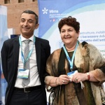 Foto Nicoloro G.   19/05/2022   Ravenna   Edizione 2022 dell\' European Maritime Day, assegnato questa\' anno a Ravenna dalla Commissione europea e che ha per tema \' Economia blu sostenibile per una ripresa del verde \'. nella foto il  direttore operativo Mare Adriatico Centro-Settentrionale Mario Petrosino e la viceministra Tersa Bellanova.