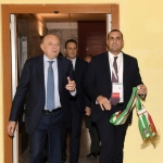 Foto Nicoloro G.   24/10/2023   Ravenna   Edizione 2023 del OMC, Med Energy Conference. nella foto il sindaco di Ravenna Michele de Pascale e il ministro Gilberto Pichetto Fratin.