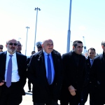 08/04/2025   Ravenna   Giornata di apertura dell\' edizione 2025 dell\' OMC - Offshore Mediterranean Conference. nella foto da sinistra il prefetto Raffaele Ricciardi, il ministro Gilberto Pichetto Fratin, il governatore dell\' Emilia-Romagna Michele de Pascale e l\' a,d, di Snam Stefano Venier.