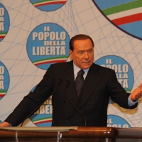 Foto Nicoloro G. 03/03/2012 Milano Congresso del PdL per l’ elezione del coordinatore cittadino. nella foto Silvio Berlusconi