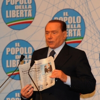 Foto Nicoloro G. 03/03/2012 Milano Congresso del PdL per l’ elezione del coordinatore cittadino. nella foto Silvio Berlusconi