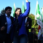 Foto Nicoloro G.   23/05/2025   Ravenna   Chiusura della campagna elettorale del PD per l' elezione del sindaco. nella foto la segretaria nazionale del PD Elly Schlein.