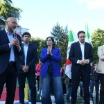 Foto Nicoloro G.   23/05/2025   Ravenna   Chiusura della campagna elettorale del PD per l' elezione del sindaco. nella foto l' intervento del segretario regionale del PD Luigi Tosani.