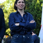 Foto Nicoloro G.   23/05/2025   Ravenna   Chiusura della campagna elettorale del PD per l' elezione del sindaco. nella foto la segretaria nazionale del PD Elly Schlein.