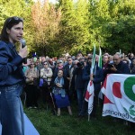 Foto Nicoloro G.   23/05/2025   Ravenna   Chiusura della campagna elettorale del PD per l' elezione del sindaco. nella foto la segretaria nazionale del PD Elly Schlein.