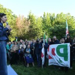 Foto Nicoloro G.   23/05/2025   Ravenna   Chiusura della campagna elettorale del PD per l' elezione del sindaco. nella foto la segretaria nazionale del PD Elly Schlein.