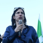 Foto Nicoloro G.   23/05/2025   Ravenna   Chiusura della campagna elettorale del PD per l' elezione del sindaco. nella foto la segretaria nazionale del PD Elly Schlein.