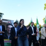Foto Nicoloro G.   23/05/2025   Ravenna   Chiusura della campagna elettorale del PD per l' elezione del sindaco. nella foto la segretaria nazionale del PD Elly Schlein.