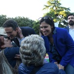 Foto Nicoloro G.   23/05/2025   Ravenna   Chiusura della campagna elettorale del PD per l' elezione del sindaco. nella foto la segretaria nazionale del PD Elly Schlein con Alessandro Barattoni candidato unico sindaco per il centro sinistra.