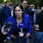 Foto Nicoloro G.   23/05/2025   Ravenna   Chiusura della campagna elettorale del PD per l' elezione del sindaco. nella foto la segretaria nazionale del PD Elly Schlein.