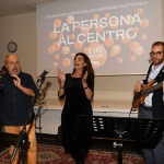 Foto Nicoloro G.   12/11/2024   Ravenna   La candidata per il centro-destra alle regionali dell' Emilia-Romagna chiude la campagna elettorale con una festa. nella foto Elena Ugolini candidata per il centro-destra alle regionali dell' Emilia-Romagna canta e balla durante la festa di chiusura della sua campagna elettorale.