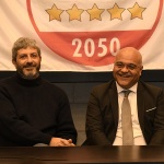 Foto Nicoloro G.   15/11/2024   Ravenna   Chiusura della campagna per le regionali dell' Emilia-Romagna del M5S che appoggia la candidatura del centro-sinistra. nella foto da sinistra Roberto Fico ex presidente della Camera e Giuseppe Antoci europarlamentare del M5S.