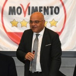 Foto Nicoloro G.  15/11/2024   Ravenna   Chiusura della campagna per le regionali dell' Emilia-Romagna del M5S che appoggia la candidatura del centro-sinistra. nella foto Giuseppe Antoci europarlamentare del M5S.