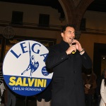 Foto Nicoloro G.   09/11/2024   Ravenna   Intervento del ministro e segretario della Lega nella campagna elettorale del centro-destra per le  regionali. nella foto Jacopo Morrone segretario Lega Romagna.