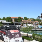 Foto Nicoloro G.  18/05/2024   Ravenna   Esibizione di Freestyle Motocross.   nella foto un momento dell' esibizione.