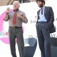 Foto Nicoloro G. 20/05/2011 Faenza (RA) Apertura ufficiale della quarta edizione del ” Festival dell’ Arte Contemporanea ” che si svolge a Faenza dal 20 al 22 maggio e che ha per tema ” Forme della committenza “. nella foto Achille Bonito Oliva – Massimo Cacciari